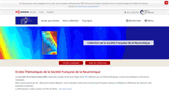 Desktop Screenshot of neutron-sciences.org